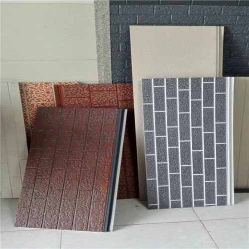 PU foam 3d metal insulation exterior decorative wall panel