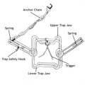 Trampas de primavera trampa de cuerpo de animales pequeños galvanizados