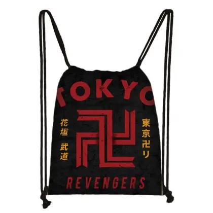Revengers Demon Slayer Itachi Uchiha Drawstring Backpack
