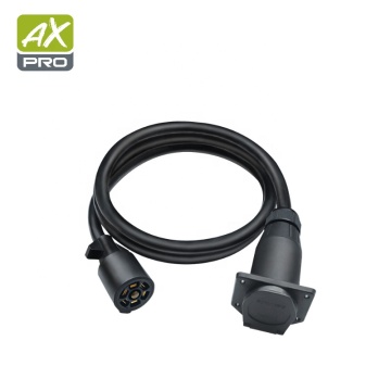 European and American RV Trailer Car Wiring Connector 7-core Waterproof Extension Plug Adapter