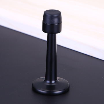 DTOP Heavy Duty Black Magnetic Door Stopper with Rubber and Steel