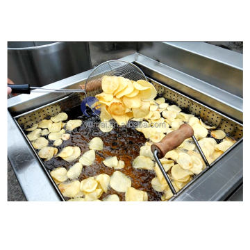 Low Investment Semi-Automatic Taro Cassava Sweet Potato Chips Production Line