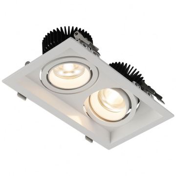 3500K Large Twin Head Downlight - Top Quality Professional SMD Embeddable Downlight