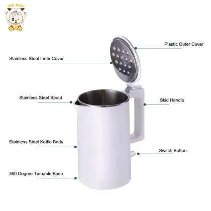 Stainless Steel Electric Kettle for Smart Home Appliances