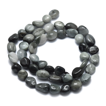 Search Engine: Pandahall Eagle Eye Stone Nuggets, Tumbled Stones, Natural Hawk's Eye Beads