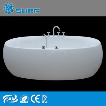 Top Quality Products Freestanding Acrylic Whirlpool Jets Portable Soaking Bath Tub
