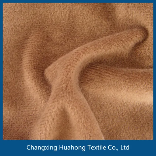 warp knitted super soft fleece fabric