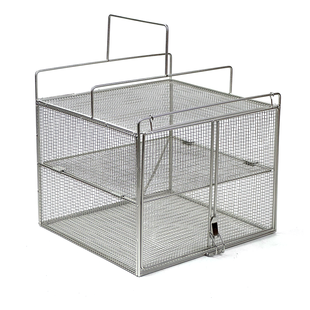 Mesh sterilization tray