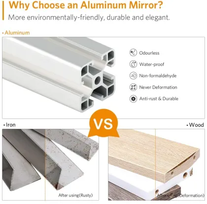 Led illumination Touch switch Anti fog Smart Mirror