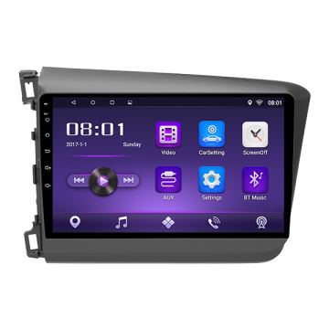 9 Inch Touch Screen GPS Navigation Car Multimedia System for Honda Civic 2012-2015