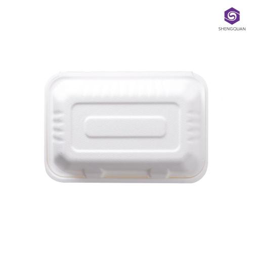 China Paper Box Food Takeaway Salad Box Biodegradable Food container With Window Oil and Water Proof for Sandwich Cheesecake Factory