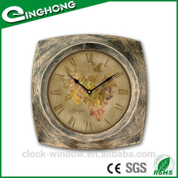 Beautiful butterfly antique fir wall clock