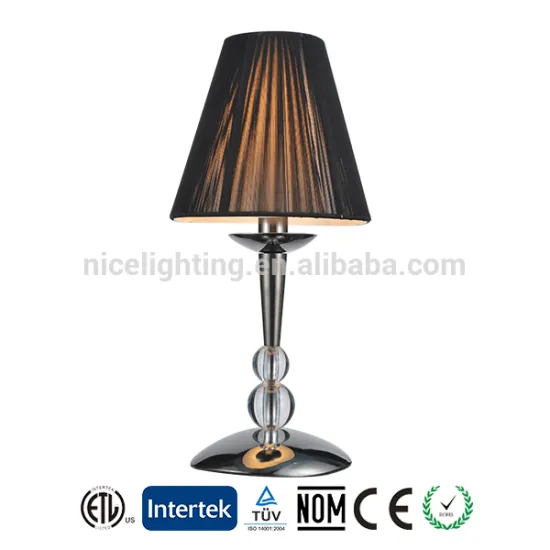 Popual table lamp fabric shade acrylic ball table lamp