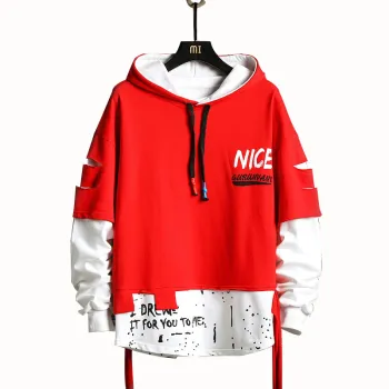 Hot Sale Personality Mens Fashion Hoodie - Sublimation Sport & Ripped Oversize Hoodies