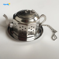 Cute Teapot Shape Tea Infuser with Tray