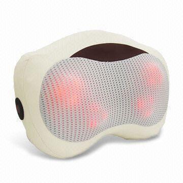 Neck Massage Pillow with 12V DC Rated Voltage, 24W Power Consumption