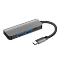 Interface Mutiports Convertisseur 4-en-1 Hub USB de type C