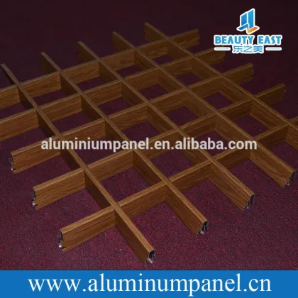 Fashion restaurant aluminium grille ceiling