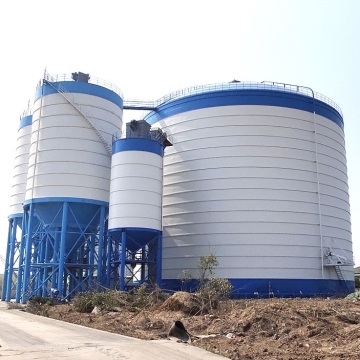 Silo de cemento de cemento de planta de lotes de concreto HZS25E