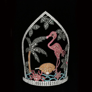 Crane Summer Tree Crown Rhinestone Tiara