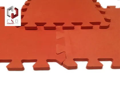 Custom Eco Yoga Mat , Orange Patterned Yoga Mat For Kids