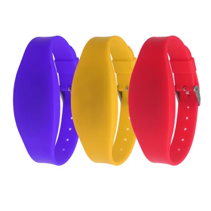 Wholesale RFID Silicone Wristbands for Water Parks and Smart Devices