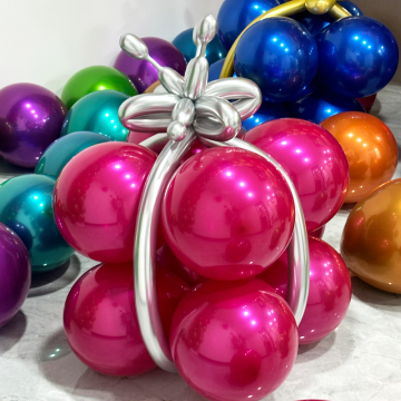 Haoshidai podwójna warstwowa lateksowe balony: Chrome Ice Globos z nowym designem - idealne do dekoracji