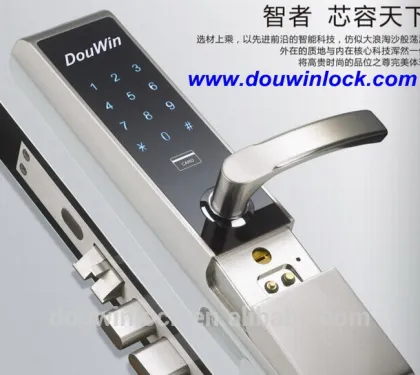 Electronic remote sliding door lock residential main gate lock