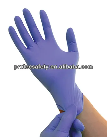 medical nitrile examination glove