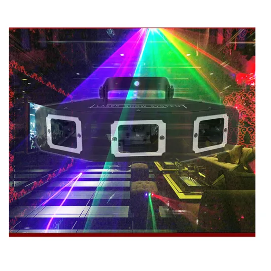 2022 DJ Night Club 3 Eyes RGB Laser Light
