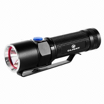 LED Flashlight with S15 Baton Maximum Output 400 Lumen Cree XM-L2 LED for Outdoor
