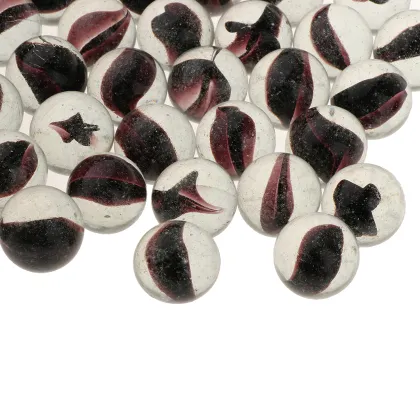 16mm Glass Marbles, Pack of 100, Kids Marble Ball Run Game Toy, Chinese Checkers Marble Solitaire Beads Home Decor