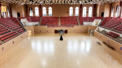 solid wood sports flooring for basketball courts
