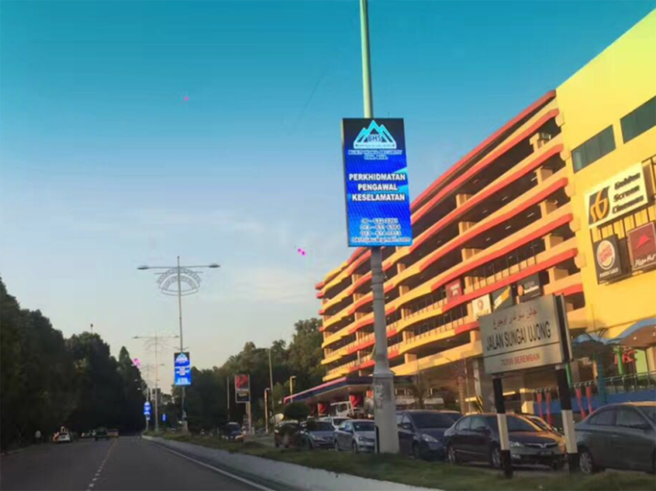 Led Display Board For Street Pole