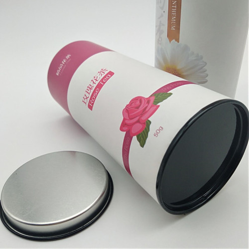 Custom Printed Food Grade Paper Tea Tube Box