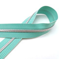 #5 striped nylon forodha coil nylon zipper