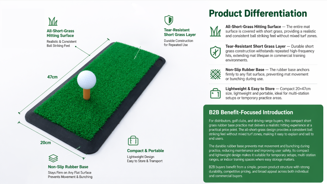 Golf mat