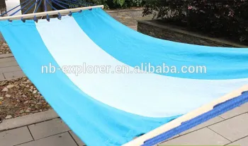Hot sale cotton hammock with wood