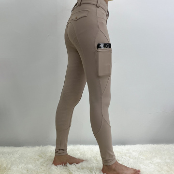 Zipper New Women's Silicone Full Seat Equestrian Breeches