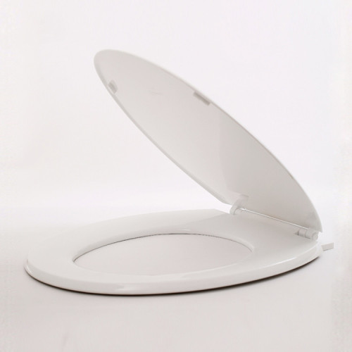 White Plastic Modern Intelligent Heated Toilet Seat Cover