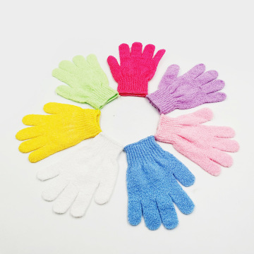 100% Natural Body Exfoliating Five-Finger Bath Gloves