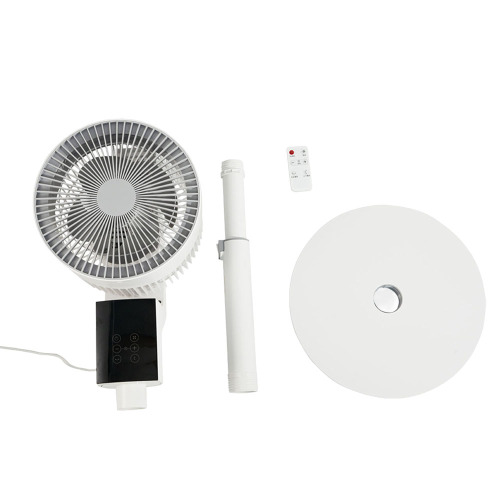 12 Hours Timing 3 Wind Gears White Fan with Remote Control