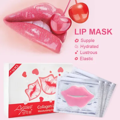 Private Label Collagen Lip Mask - Beauty Lip Crystal Rose Lip Mask