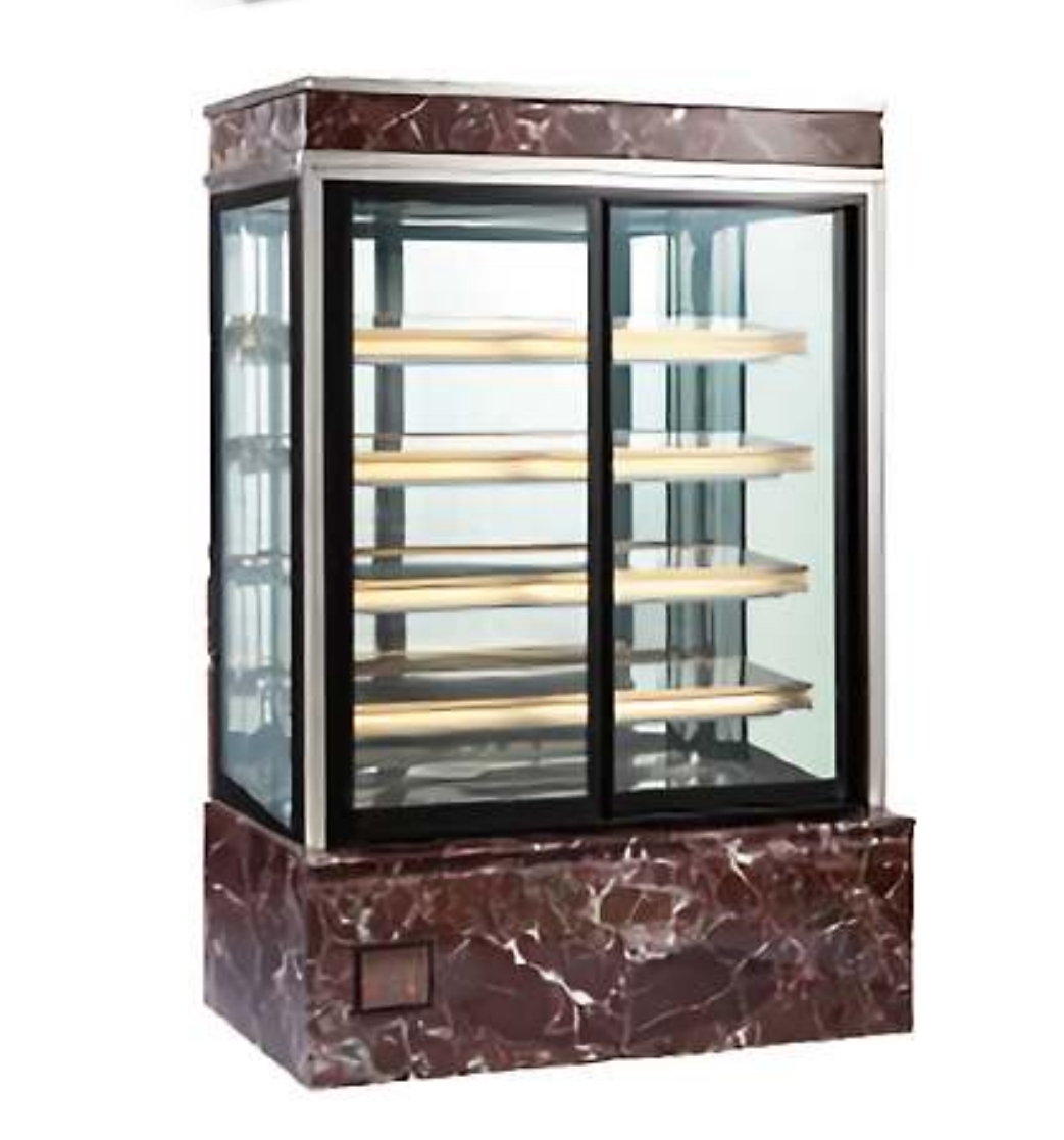 5 layers Square glass Cake display cooler 5 layers Square glass Cake display cooler