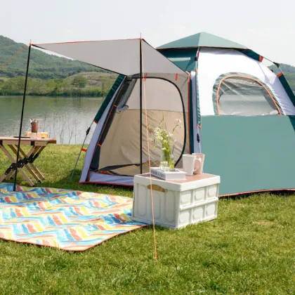 Hexagonal Tent: Automatic Wilderness Camping Picnic Shelter