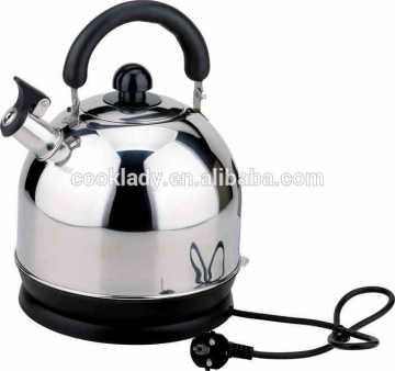 4.0L supper big stainless steel whistling electric kettle