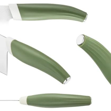 Multifunctional Kitchen Knife Set with PP Cutting Board - 7 Pieces Chef Knife Set