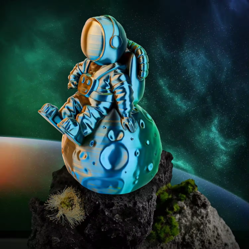 Tri-Color Silk PLA Filament 1.75mm