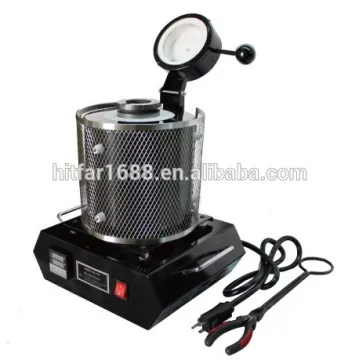 gold melting furnace 1kg: portable mini graphite crucible gold melting furnace 220V 1P