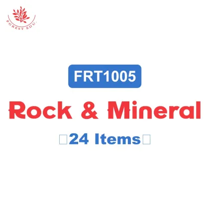 Geography Mineral Grinding Stone 30 Micron Thin Sections - 24 Piece Rock Slides